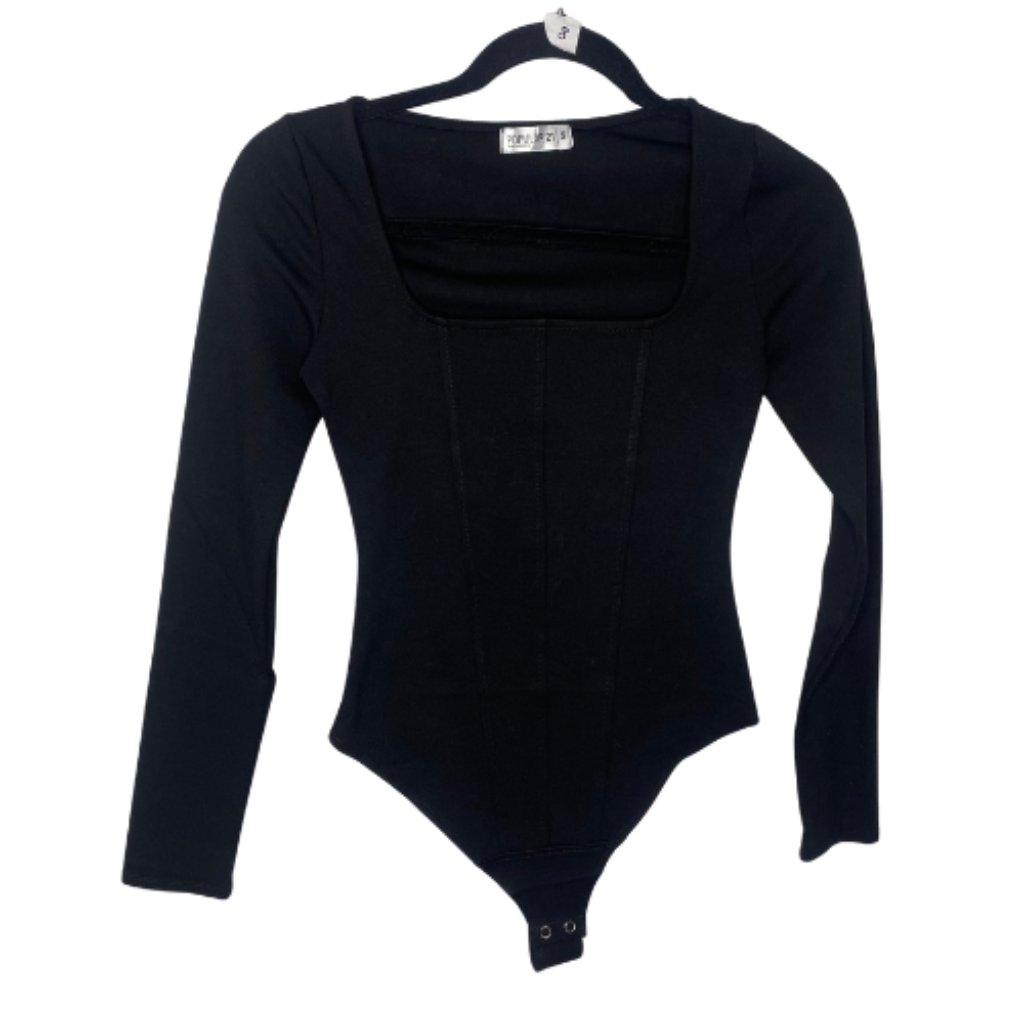 Nwot Popular 21 Black Body Suit  Small